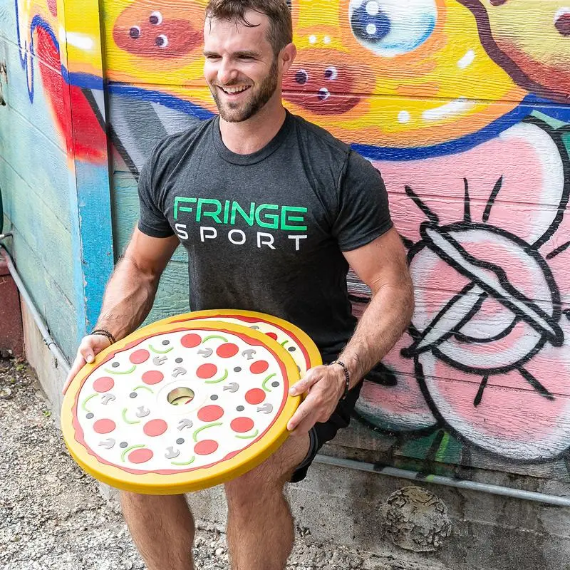 Pizza Bumper Plates (10lb Pair) - Image 3