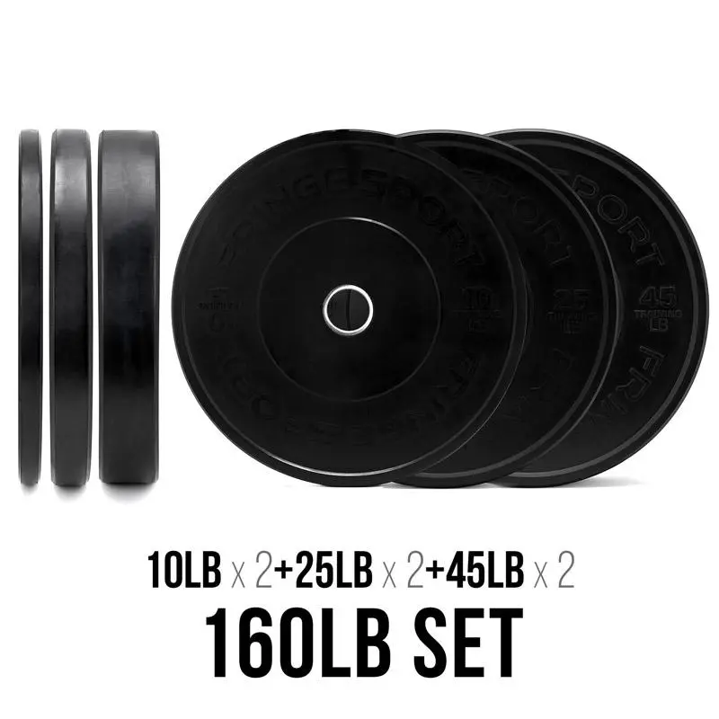 Bar + Black Bumper Plate Packages - Image 7