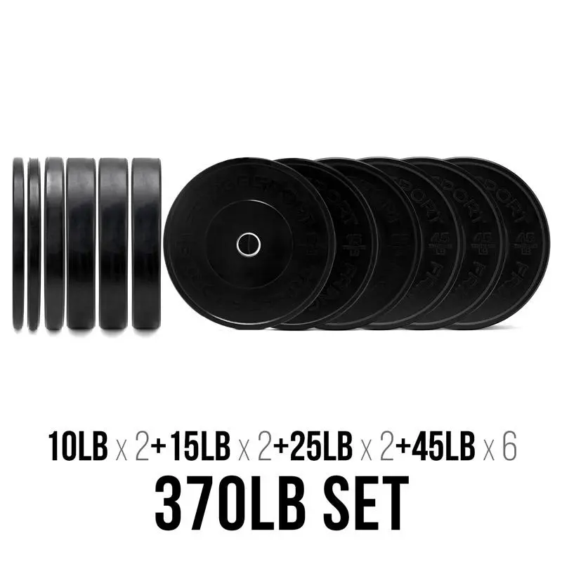 Bar + Black Bumper Plate Packages - Image 9