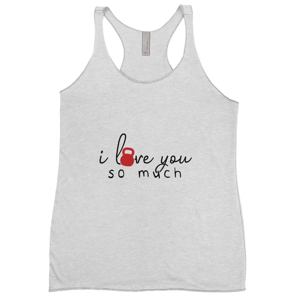 Fringe Sport I Love You So Much Women's Tank Top - Image 3