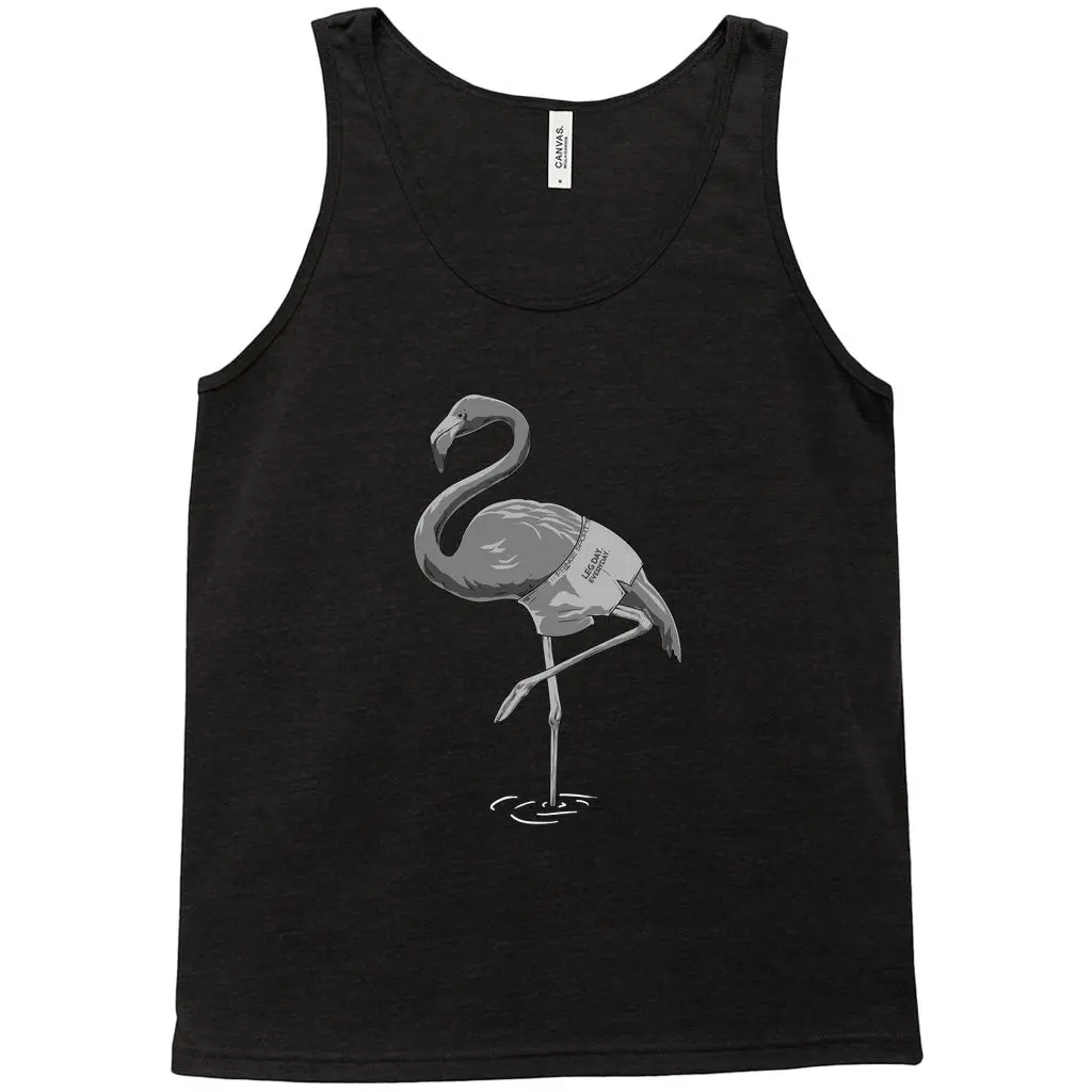 Fringe Sport Triblend Flamingo Tank Top - Image 3