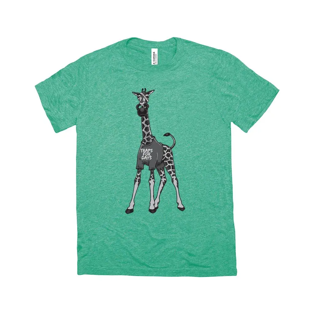 Fringe Sport Triblend Giraffe Kettlebell Shirt - Image 3