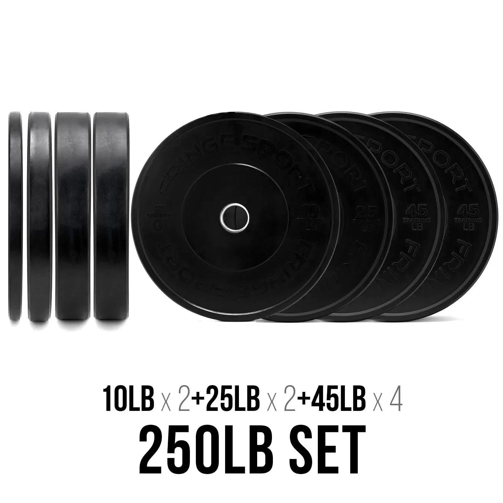 Black Bumper Plate Sets - Image 21