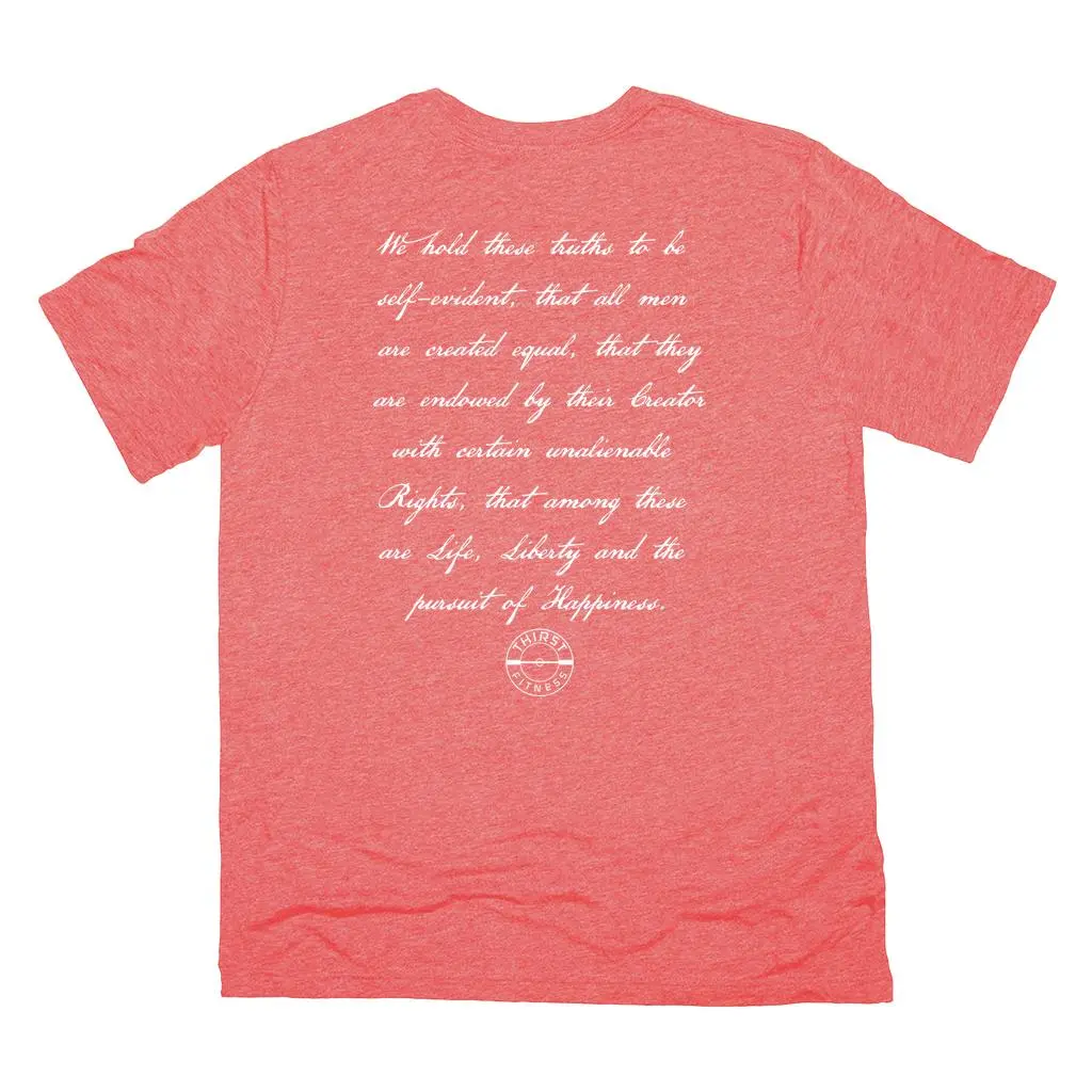 Stars & Bars Red Unisex T-Shirt - Image 35