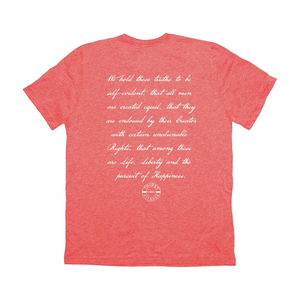 Stars & Bars Red Unisex T-Shirt - Image 4