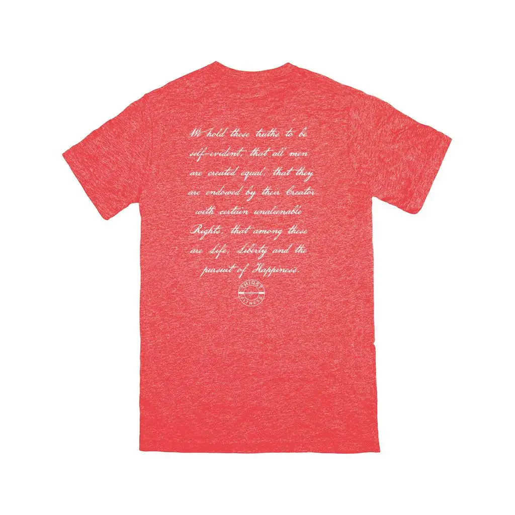 Stars & Bars Red Unisex T-Shirt - Image 7