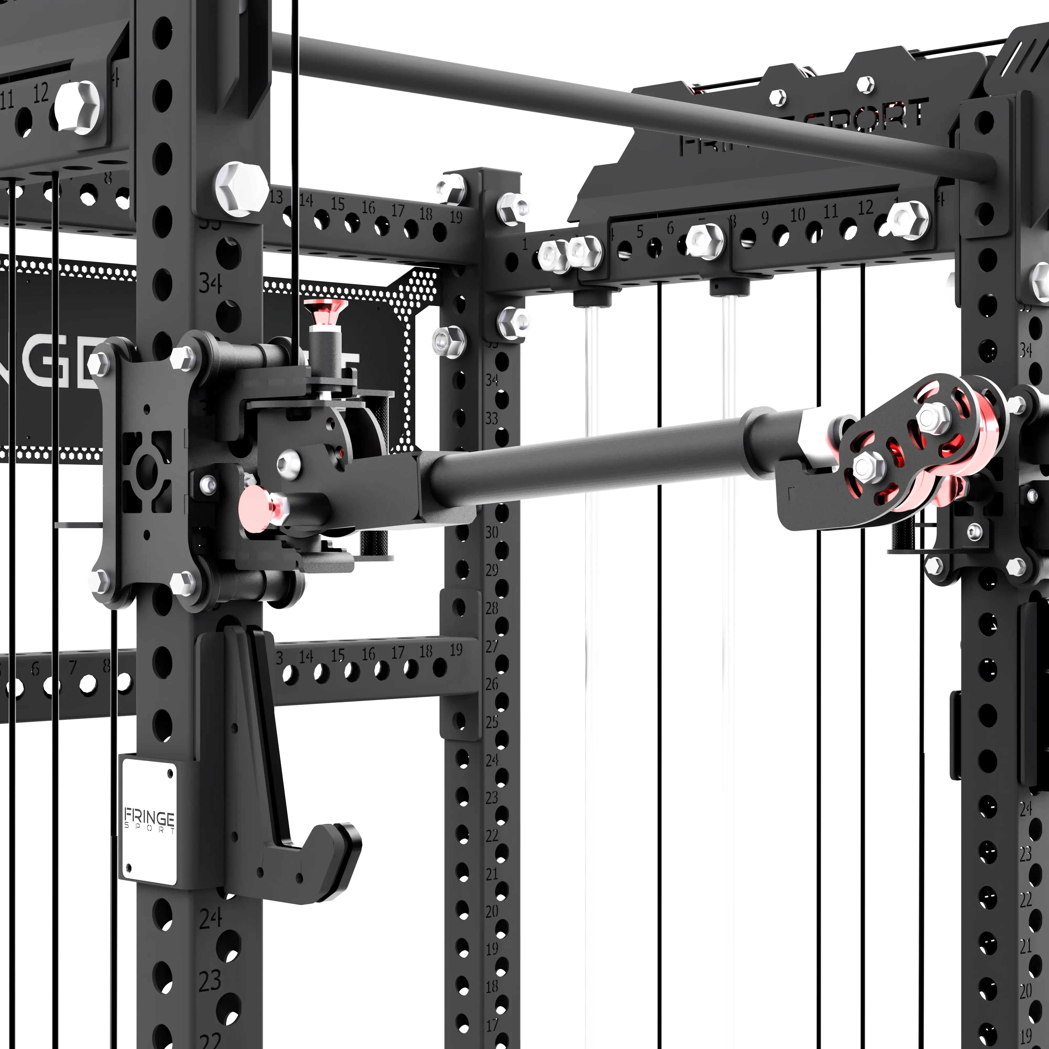 The Dane 2.0 + Gibbon Arms | Squat Rack with Cable Crossover - Image 3