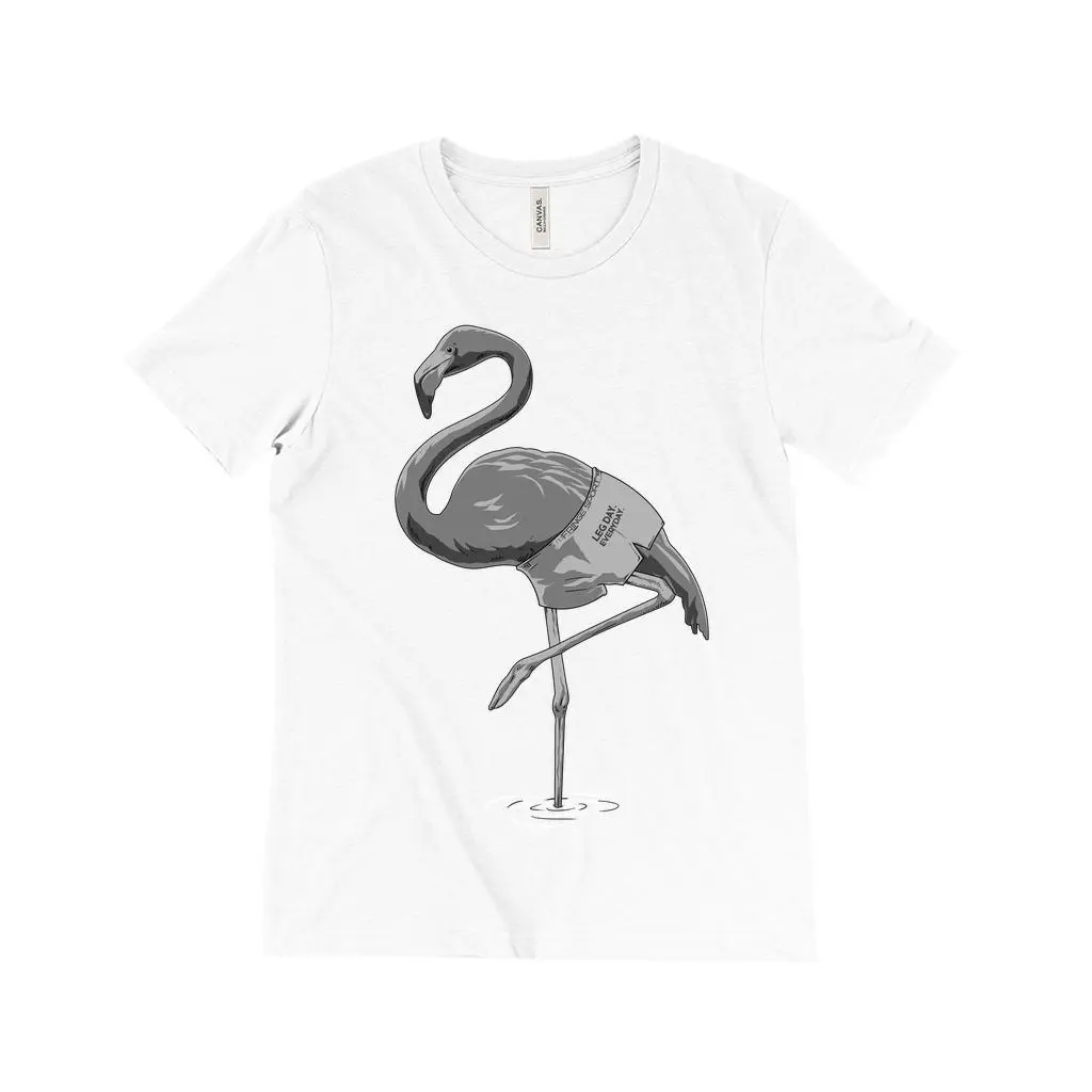 Fringe Sport Triblend Flamingo Leg Day Shirt - Image 4