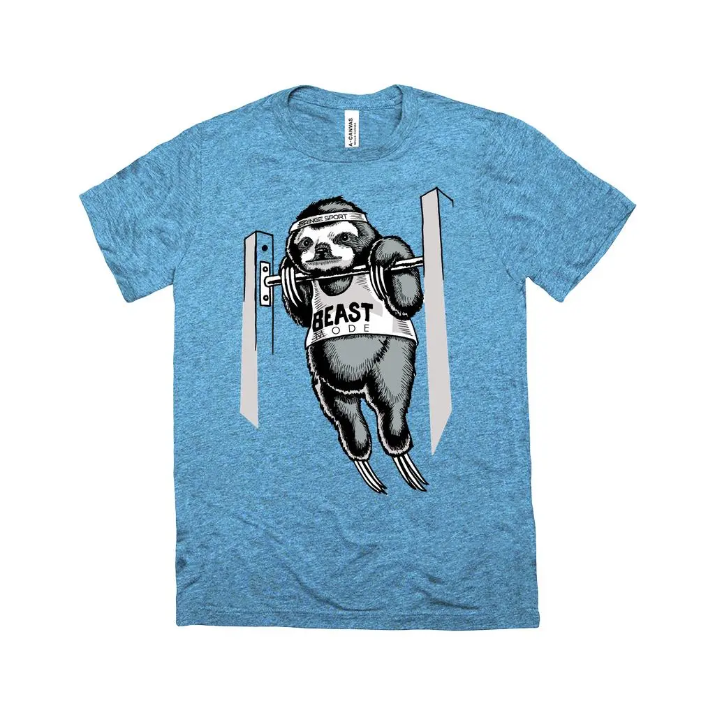 Triblend Sloth Pullup Shirt - Image 3